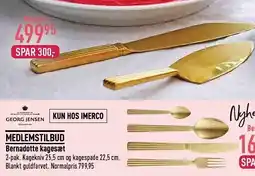Imerco Bernadotte kagesæt 2-pak tilbud