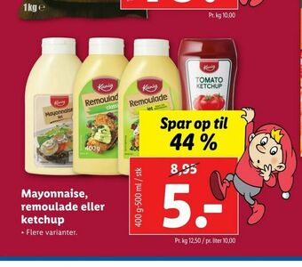 Let-Køb Mayonnaise, remoulade eller ketchup tilbud