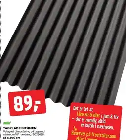 jem & fix Tagplade Bitumen tilbud