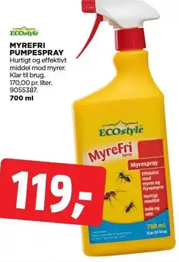 jem & fix Myrefri Pumpespray tilbud