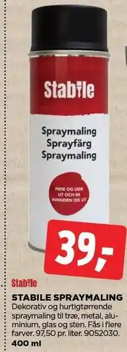jem & fix Stabile spraymaling tilbud