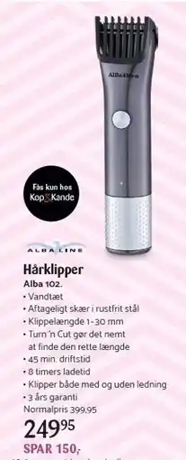 Kop & Kande Hårklipper tilbud