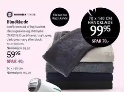 Kop & Kande Håndklæde tilbud