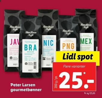 Let-Køb Peter Larsen gourmetbønner tilbud