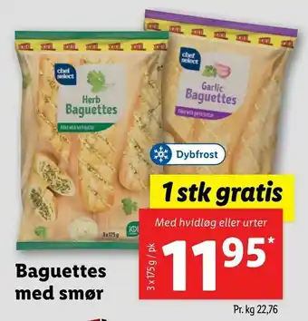 Let-Køb Baguettes med smør tilbud
