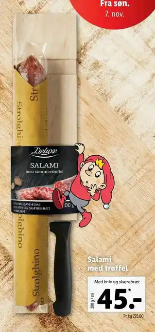 Let-Køb Salami med trøffel tilbud
