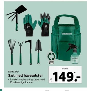 Sæt med haveudstyr