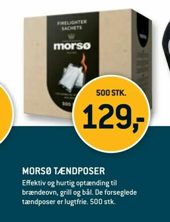 XL-BYG Morsø tændposer tilbud