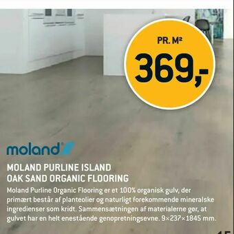 XL-BYG Moland purline island oak sand organic flooring tilbud