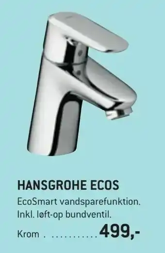 XL-BYG Hansgrohe ecos tilbud