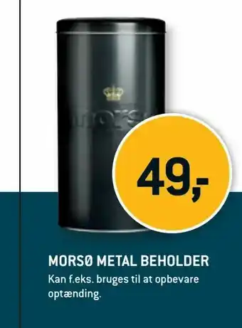 XL-BYG Morsø metal beholder tilbud