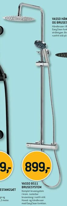 XL-BYG Vasso bs11 brusesystem tilbud