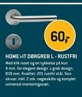 XL-BYG Home>it dørgreb l - rustfri tilbud