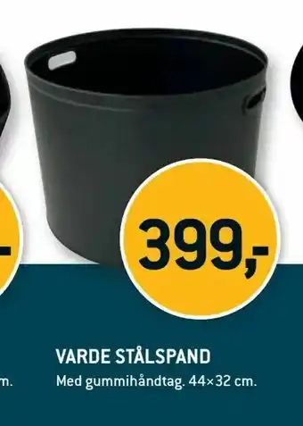 XL-BYG Varde stålspand tilbud