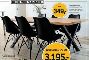XL-BYG Spisebordsstol tilbud