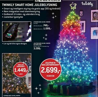 XL-BYG Lyskæde med 16 mio. farver tilbud