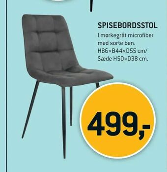 XL-BYG Spisebordsstol tilbud