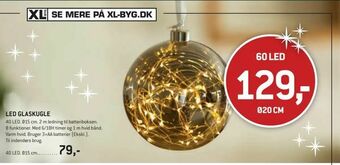XL-BYG Led glaskugle tilbud