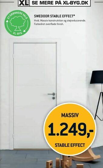 XL-BYG SWEDOOR STABLE EFFECT* tilbud