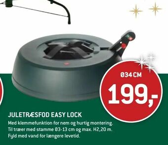 XL-BYG JULETRÆSFOD EASY LOCK tilbud