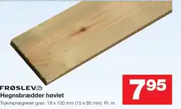 Bauhaus FRØSLEV Hegnsbrædder høvlet tilbud