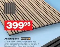Bauhaus Akustikpanel tilbud