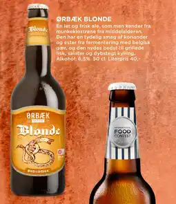 MENY ØRBÆK BLONDE tilbud