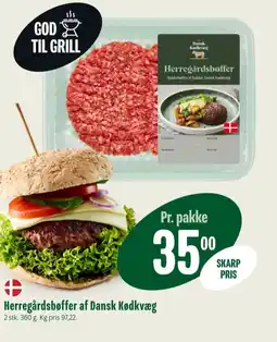 Min Købmand Hakkebøffer tilbud