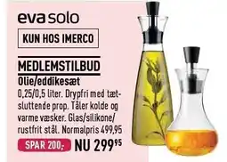 Olie/eddikesæt
