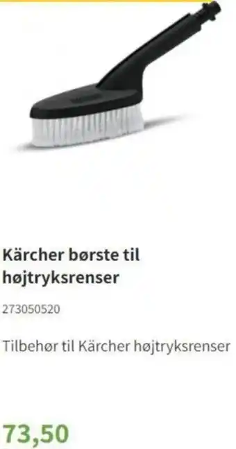VVS Eksperten Kärcher Børste Til Højtryksrenser tilbud
