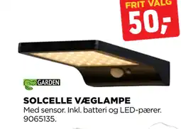 jem & fix SOLCELLE VÆGLAMPE tilbud