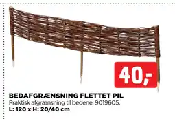 BEDAFGRÆNSNING FLETTET PIL