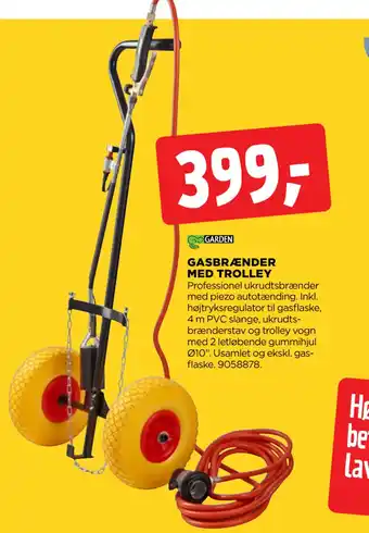 jem & fix GASBRÆNDER MED TROLLEY tilbud