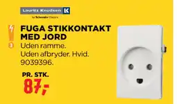jem & fix FUGA STIKKONTAKT MED JORD tilbud