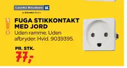 jem & fix FUGA STIKKONTAKT MED JORD tilbud