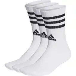 Sport 24 adidas 3-Stripes Crew 3-Pak Strømper tilbud