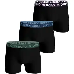 Sport 24 Björn Borg Cotton Stretch 3-Pak Boxershorts Herre tilbud
