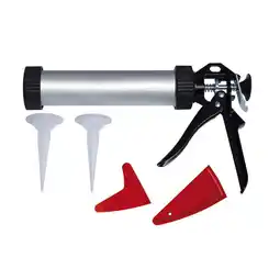 Bauhaus Alpha Tools fugepistol sæt m/tilbehør tilbud