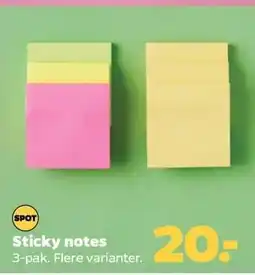 Netto Sticky notes tilbud