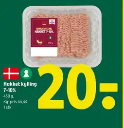 Coop 365 Hakket kylling 7-10% tilbud