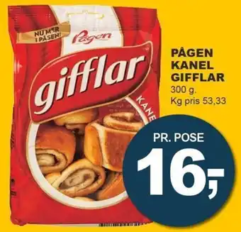 Let-Køb Pågen Kanel Gifflar 300 g tilbud