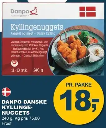 Danpo Danske Kyllinge Nuggets 240 g