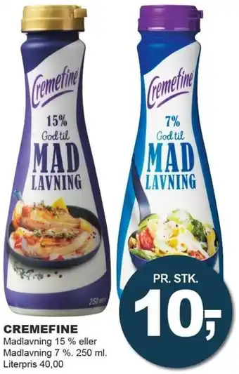Let-Køb Cremefine 250 ml tilbud