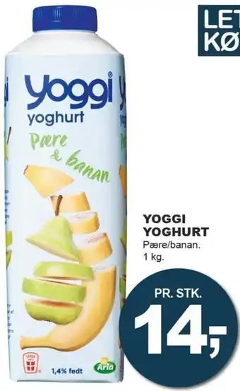 Let-Køb Yoggi Yoghurt 1Kg tilbud