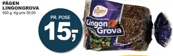 Let-Køb Pågen Lingongrova 500 g tilbud