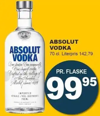 Absolut Vodka 70 Cl