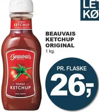 Let-Køb Beauvais Ketchup Original 1 kg tilbud