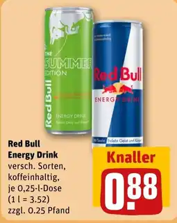 REWE DE Red Bull Energy Drink tilbud