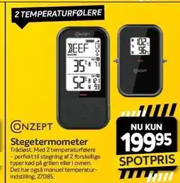Din Isenkræmmer CONZEPT Stegetermometer tilbud