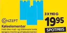 Din Isenkræmmer CONZEPT Køleelementer tilbud